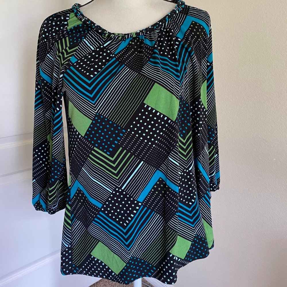 Women Round Neck Office Work Blouses